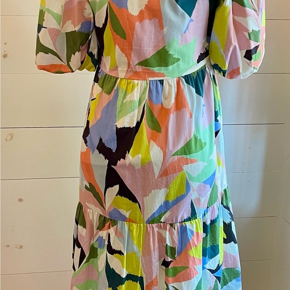Crosby Brawley Dress, Poinciana  XS in new like condition, summer fun, feminine - Picture 5 of 8